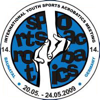 Logo des internationalen Nachwuchsmeetings 2009 in Baunatal