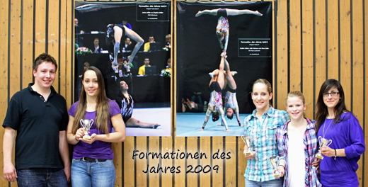 Ehrung der Formationen des Jahres 2009