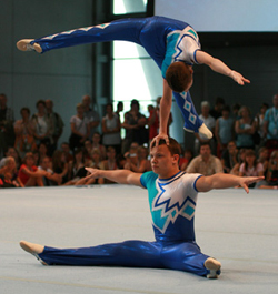 Lukas und Nikolaj bei der DM 2009 in Frankfurt