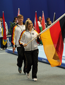 Lea Sauter und Tim Sebastian für Deutschland