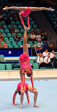 Yulia Ardziakova, Alina Ivanova und Iryna Kalashnik     aus Weißrussland