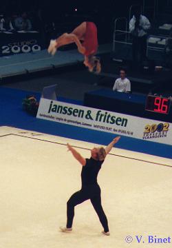 Björn Fünfstück und Antje Michl auf der WM 1999 in Gent