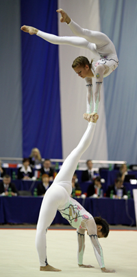 Kateryna Sytnikova und Anastasiya Melnychenko aus der Ukraine