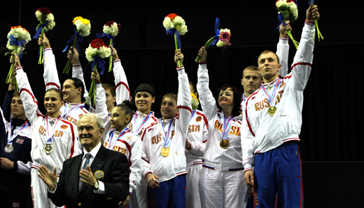 Russland Mannschafts-Weltmeister