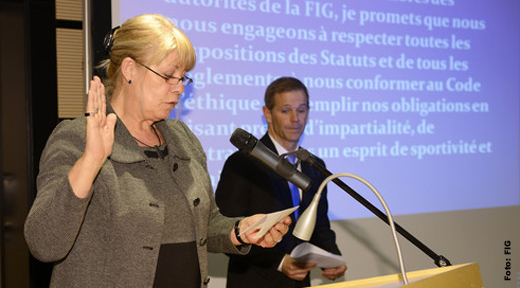Rosy Taeymans: Transfer of Powers in Lausanne (SUI)